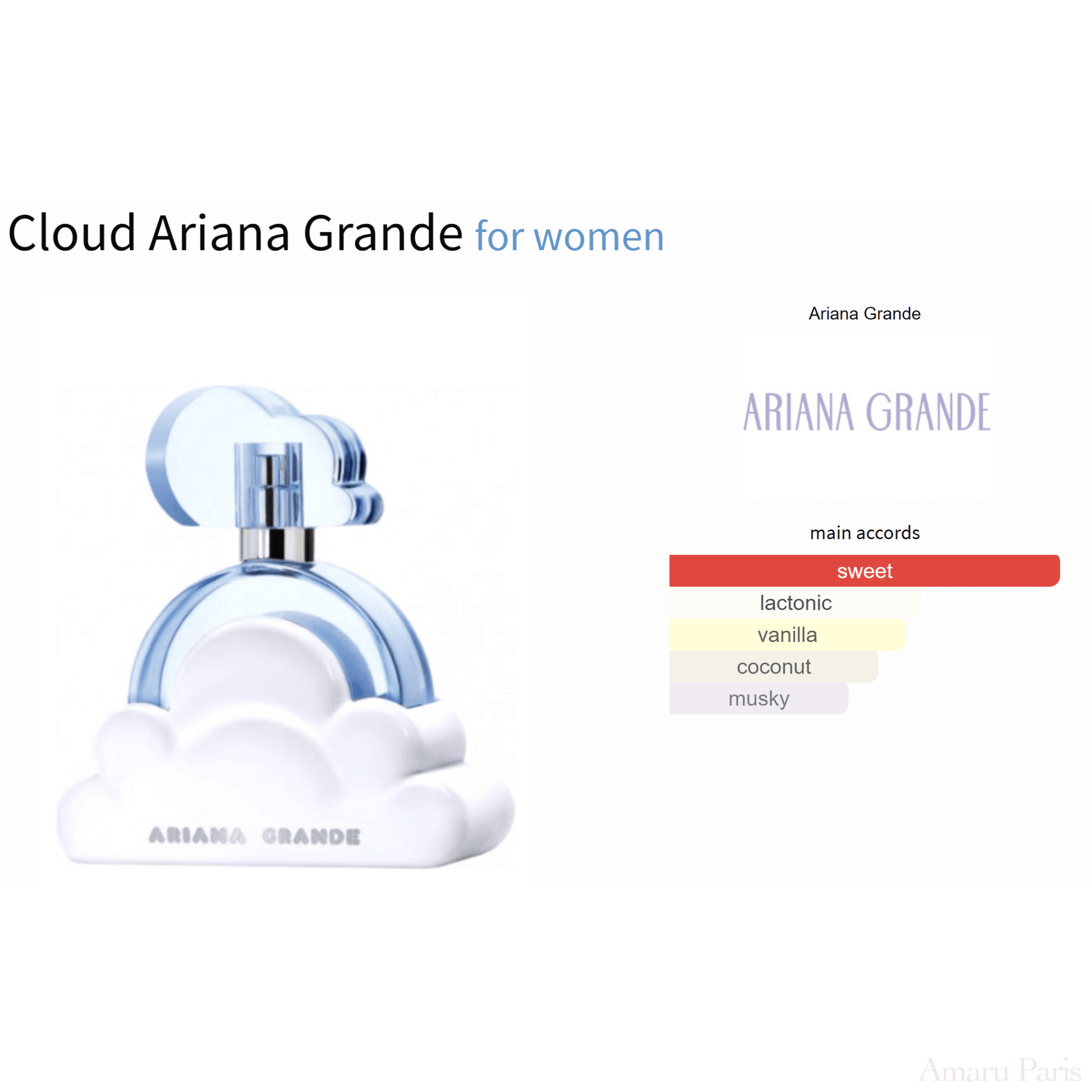 Cloud Ariana Grande for women - ParfumAmaruParis