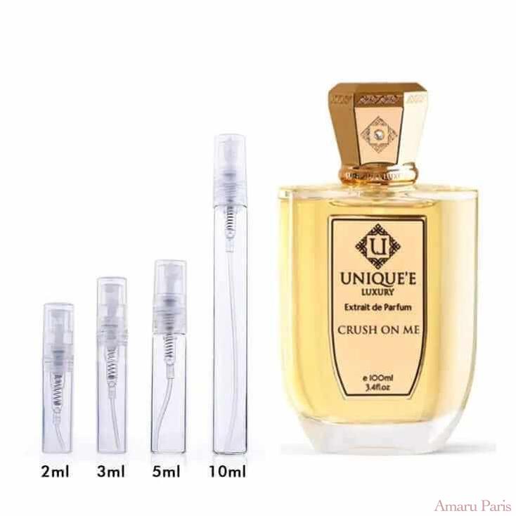 Crush On Me Unique'e Luxury for women and men Decant Fragrance Samples - ParfumAmaruParis