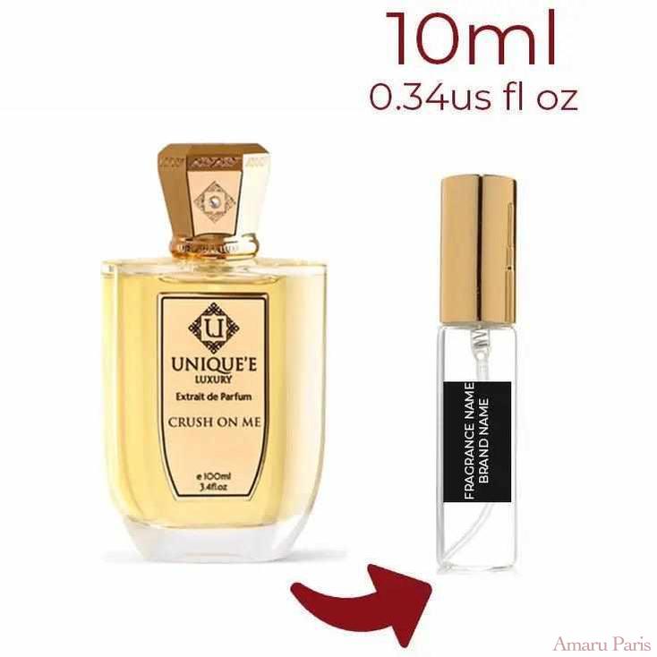 Crush On Me Unique'e Luxury for women and men Decant Fragrance Samples - ParfumAmaruParis