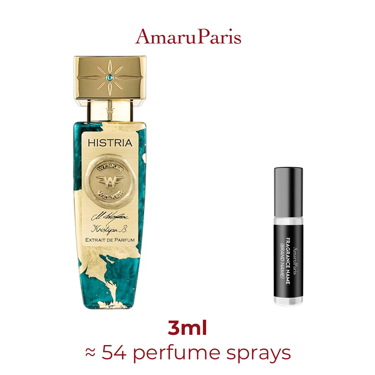 Parfum Histria Wesker — échantillon 3 ml
