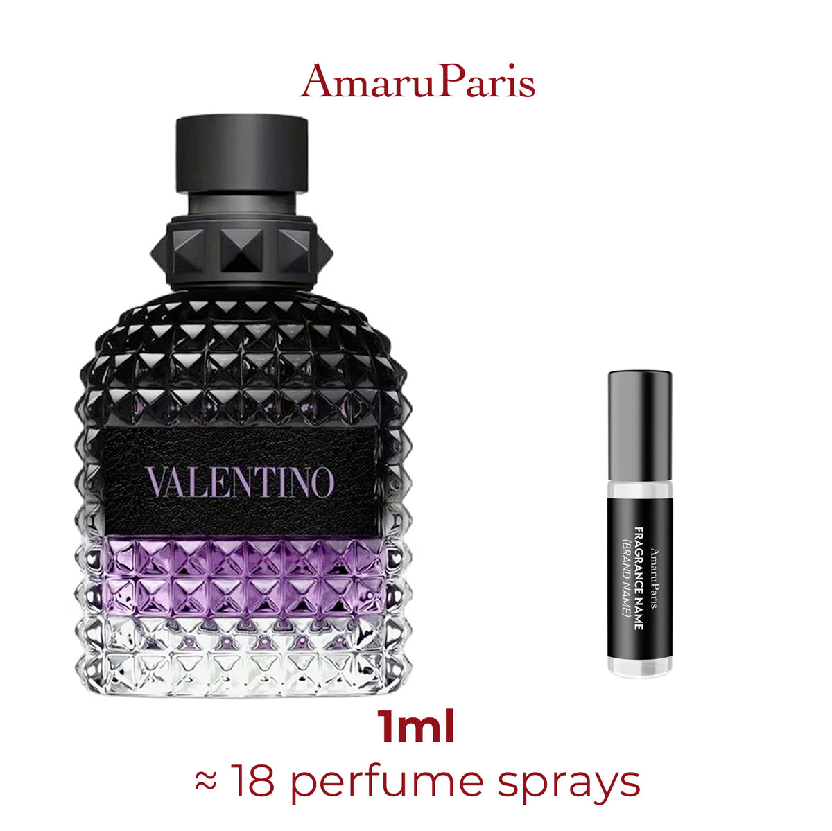 Parfum Valentino Uomo Born in Roma Purple Melancholia Valentino pour homme — échantillon 1 ml