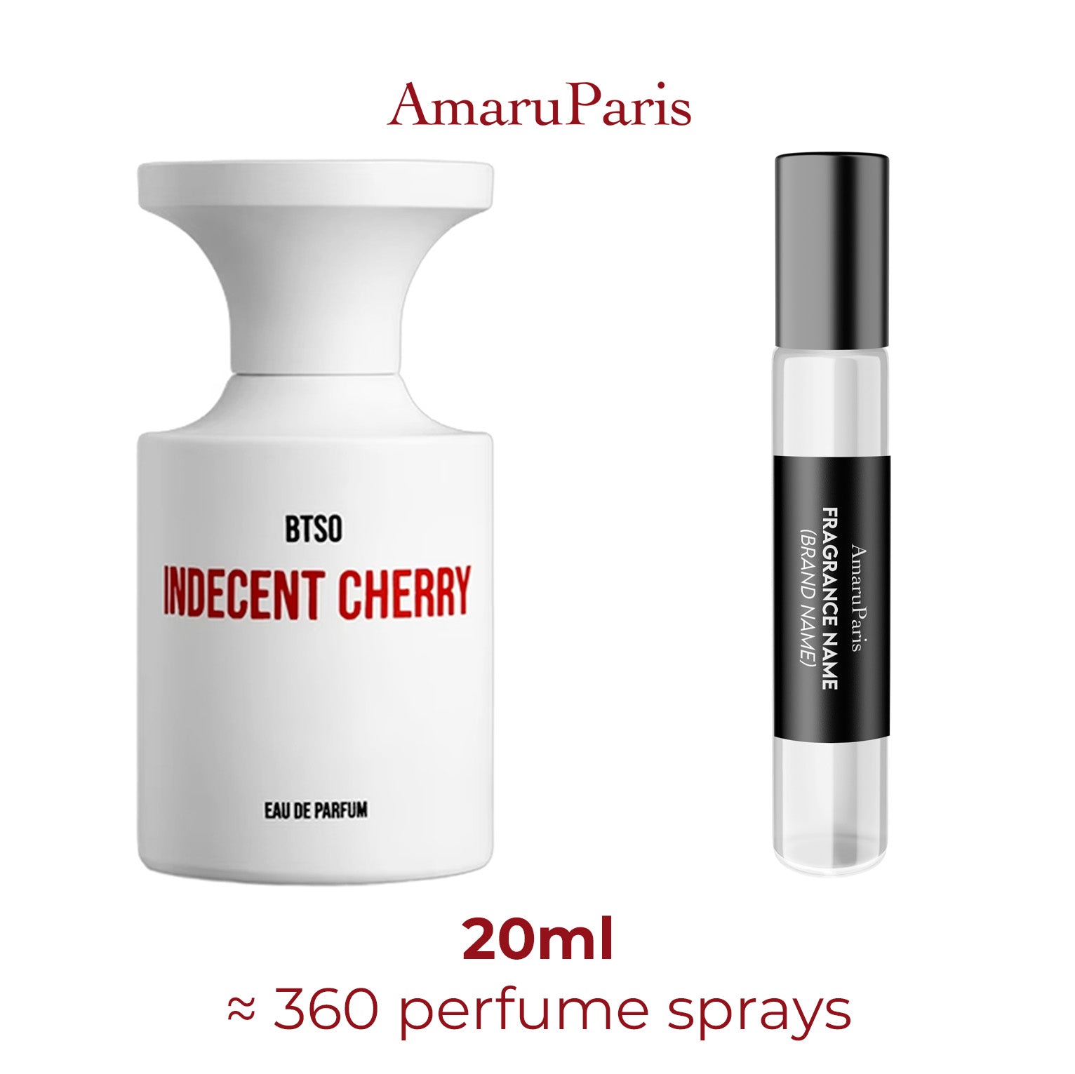Parfum Indecent Cherry BORNTOSTANDOUT — échantillon 20 ml