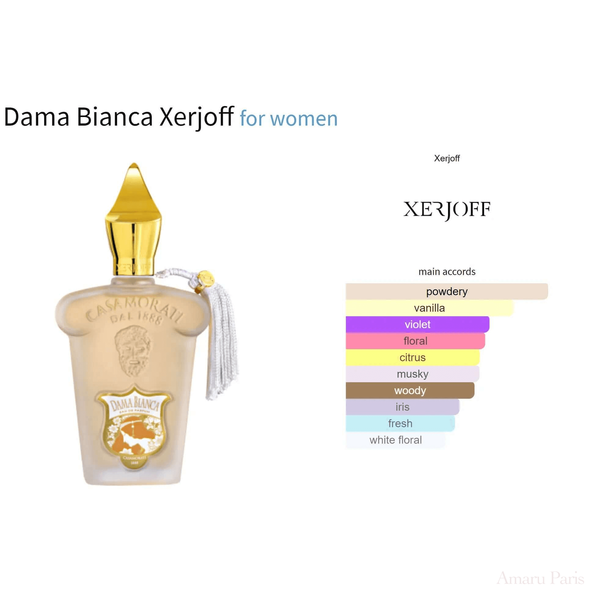 Dama Bianca Xerjoff for women Decant Fragrance Samples - ParfumAmaruParis