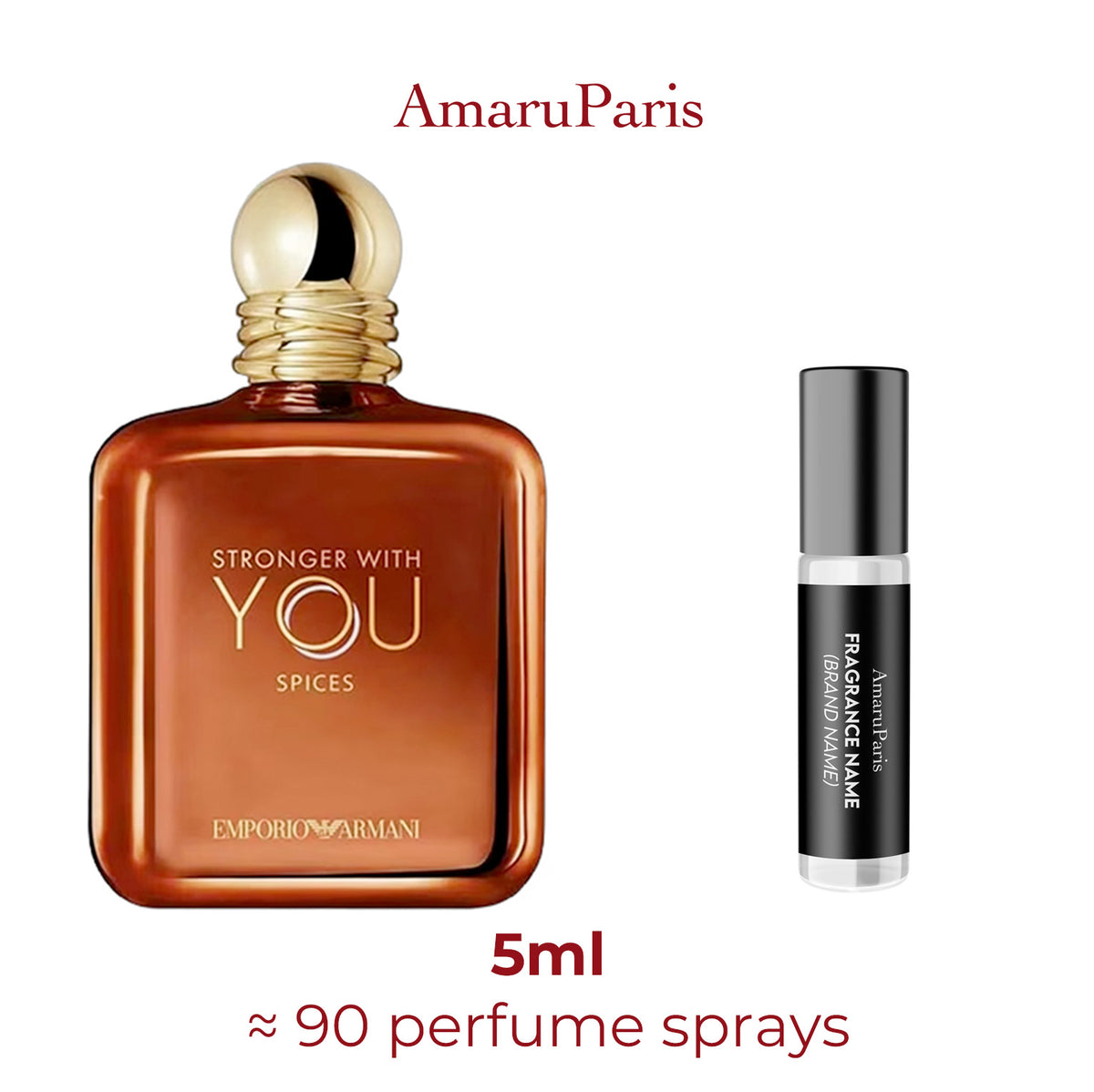Parfum Emporio Armani Stronger With You Spices Giorgio Armani pour homme — échantillon 5 ml
