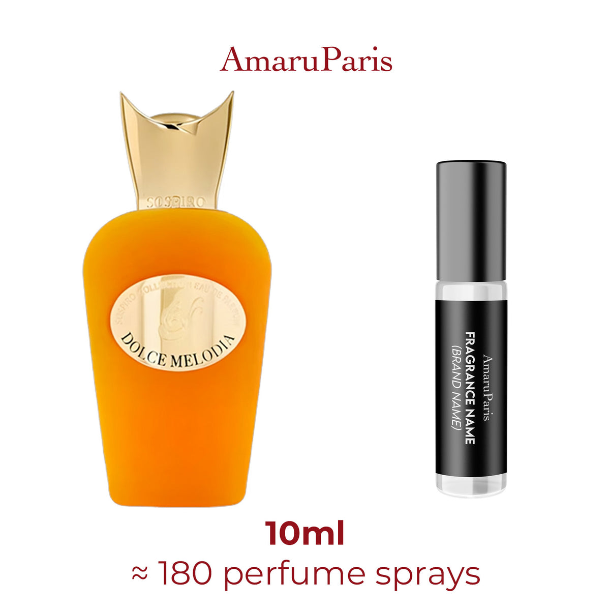 Parfum Dolce Melodia Sospiro Perfumes unisexe — échantillon 10 ml