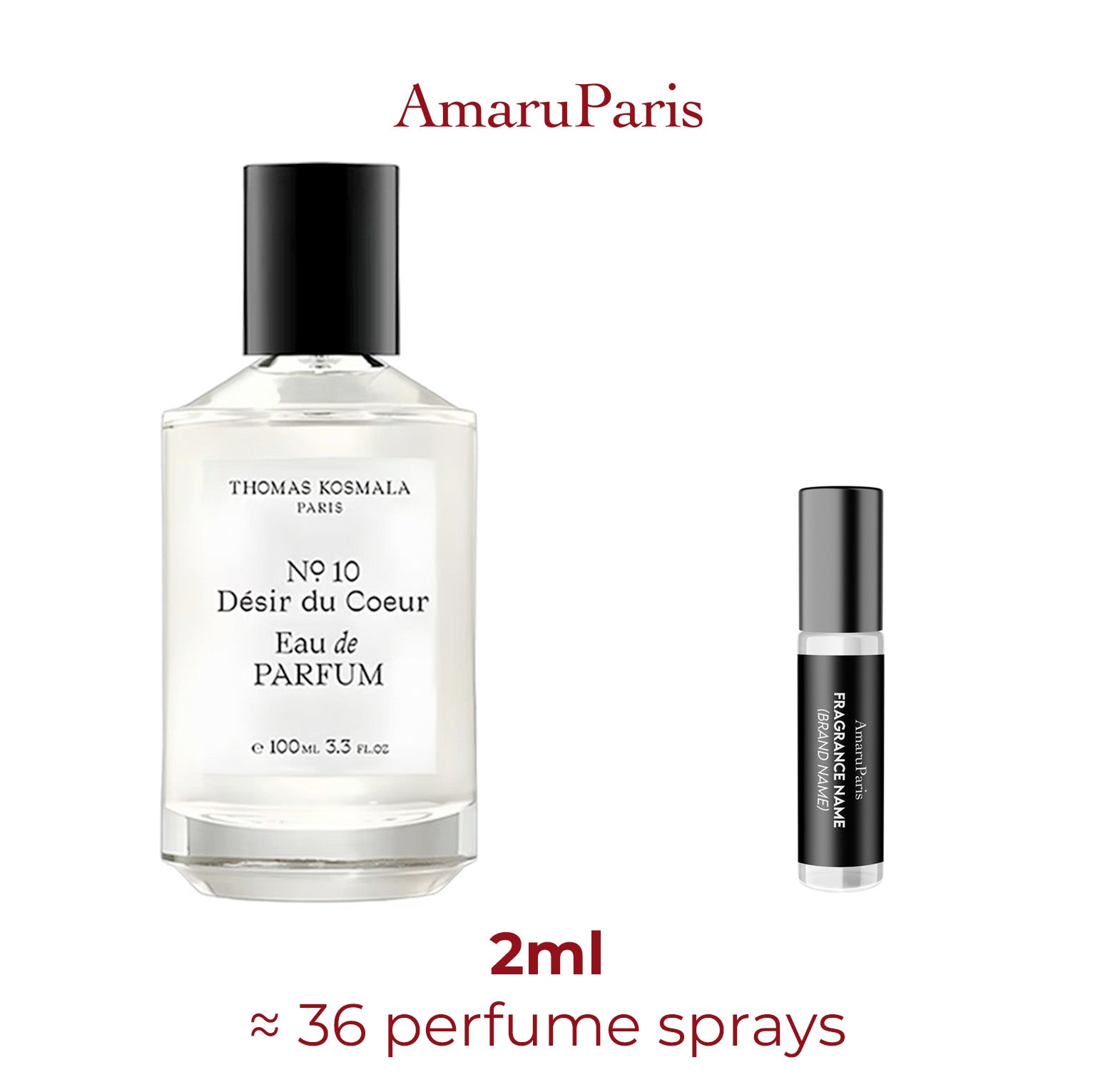 Parfum Nº 10 Désir du Coeur Thomas Kosmala — échantillon 2 ml