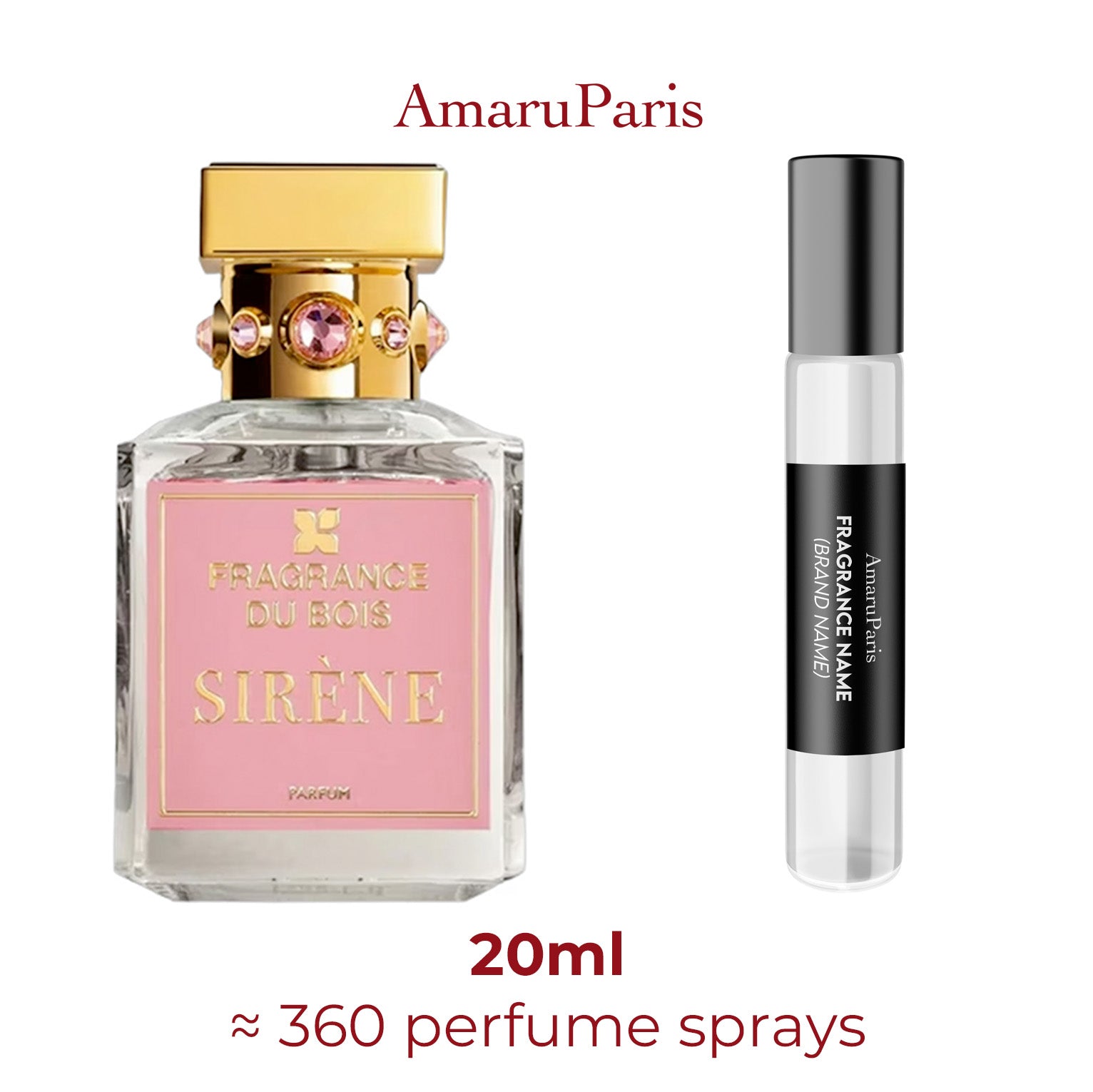Parfum Sirène Fragrance Du Bois — échantillon 20 ml