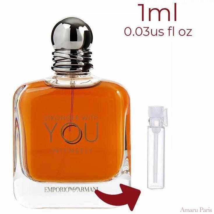 Emporio Armani Stronger With You Intensely Giorgio Armani for men Decant Fragrance Samples - ParfumAmaruParis