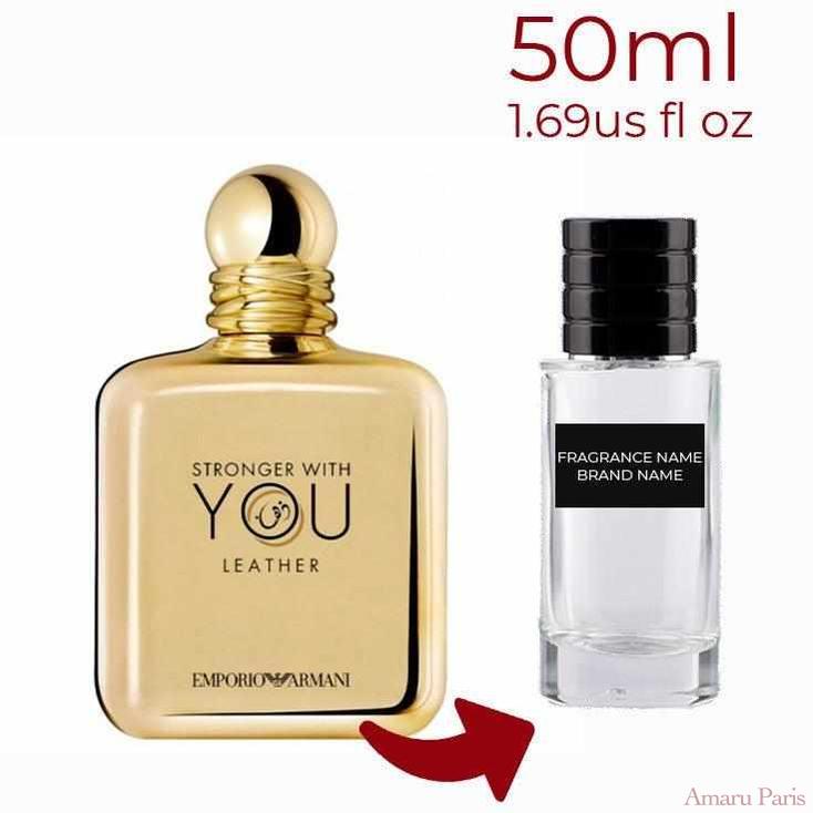 Emporio Armani Stronger With You Leather Giorgio Armani for men Decant Samples - ParfumAmaruParis