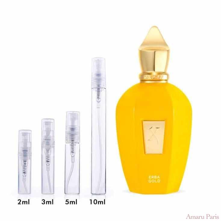 Erba Gold Xerjoff for women and men Decant Samples - ParfumAmaruParis