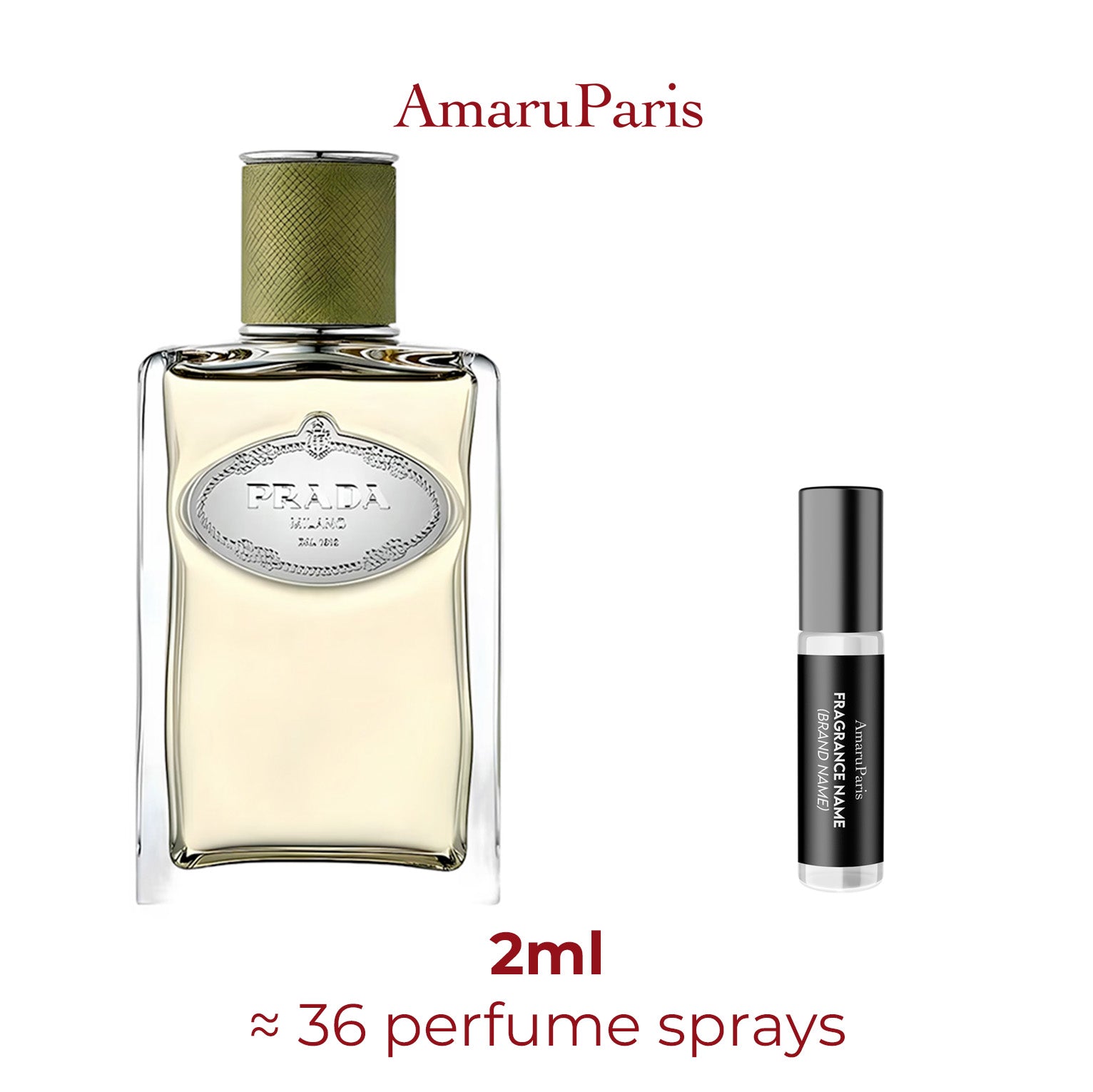 Parfum Infusion de Vétiver Prada — échantillon 2 ml