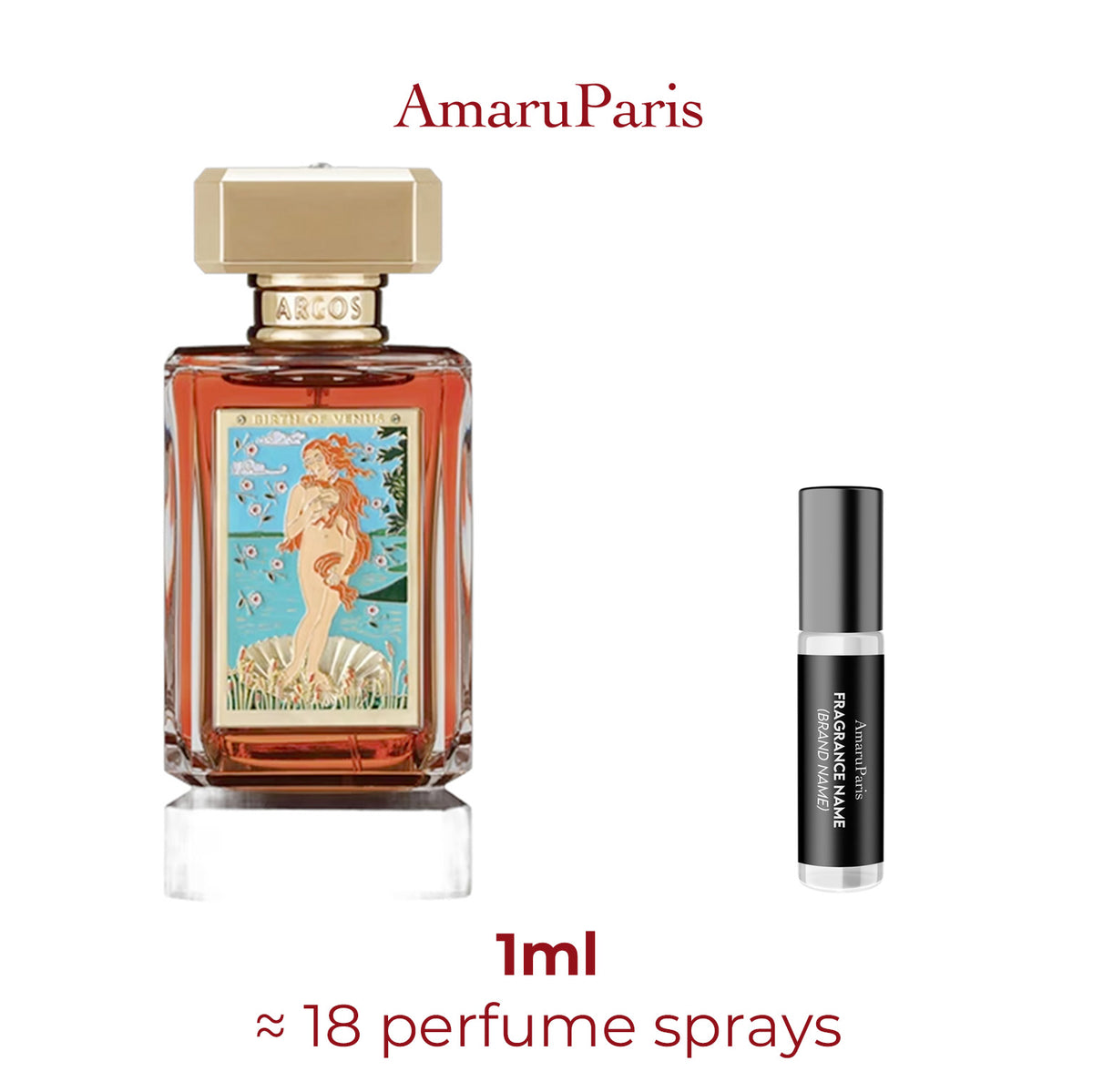 Parfum Birth of Venus Argos pour femme — échantillon 1 ml