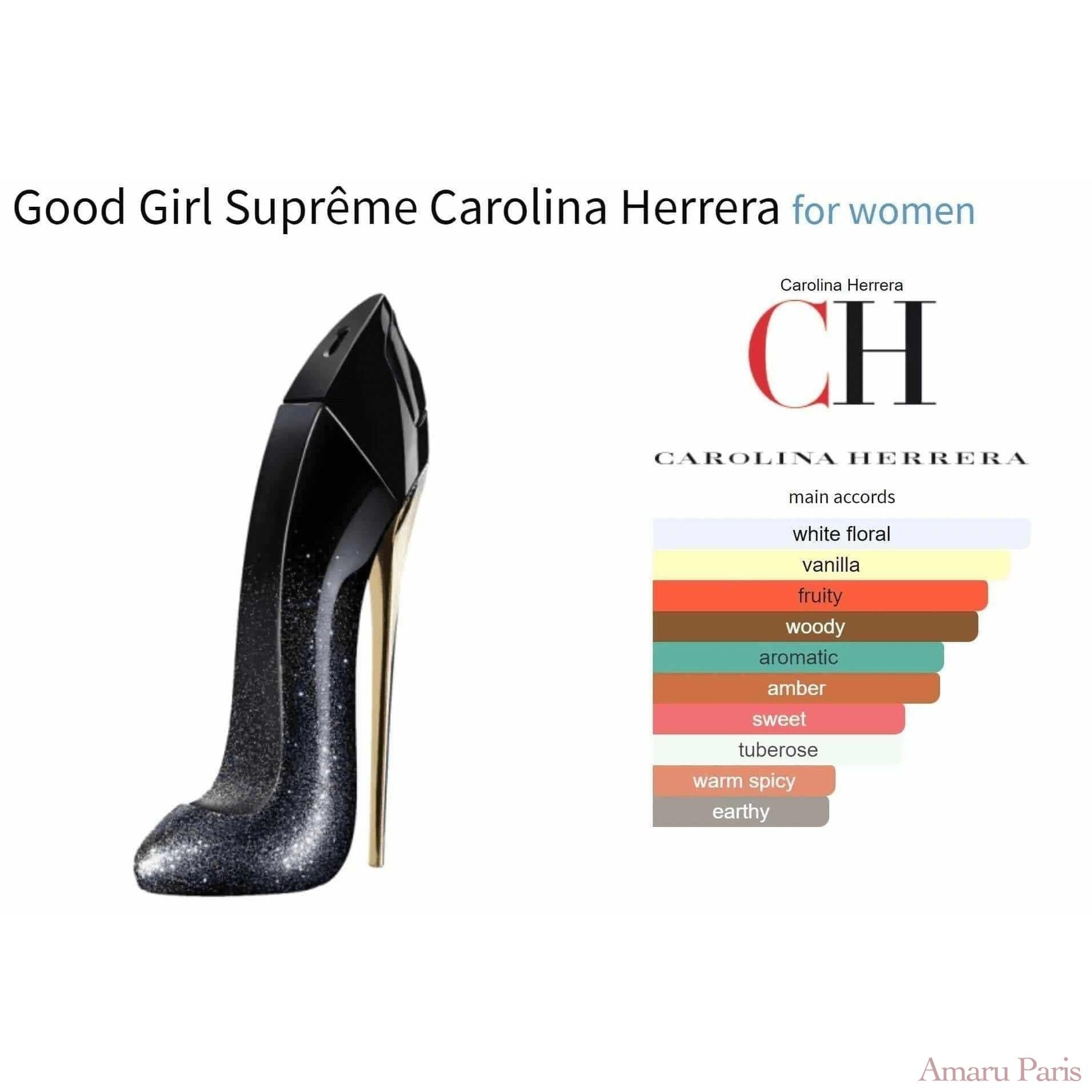 Good Girl Suprême Carolina Herrera for women Decant Fragrance Samples - ParfumAmaruParis