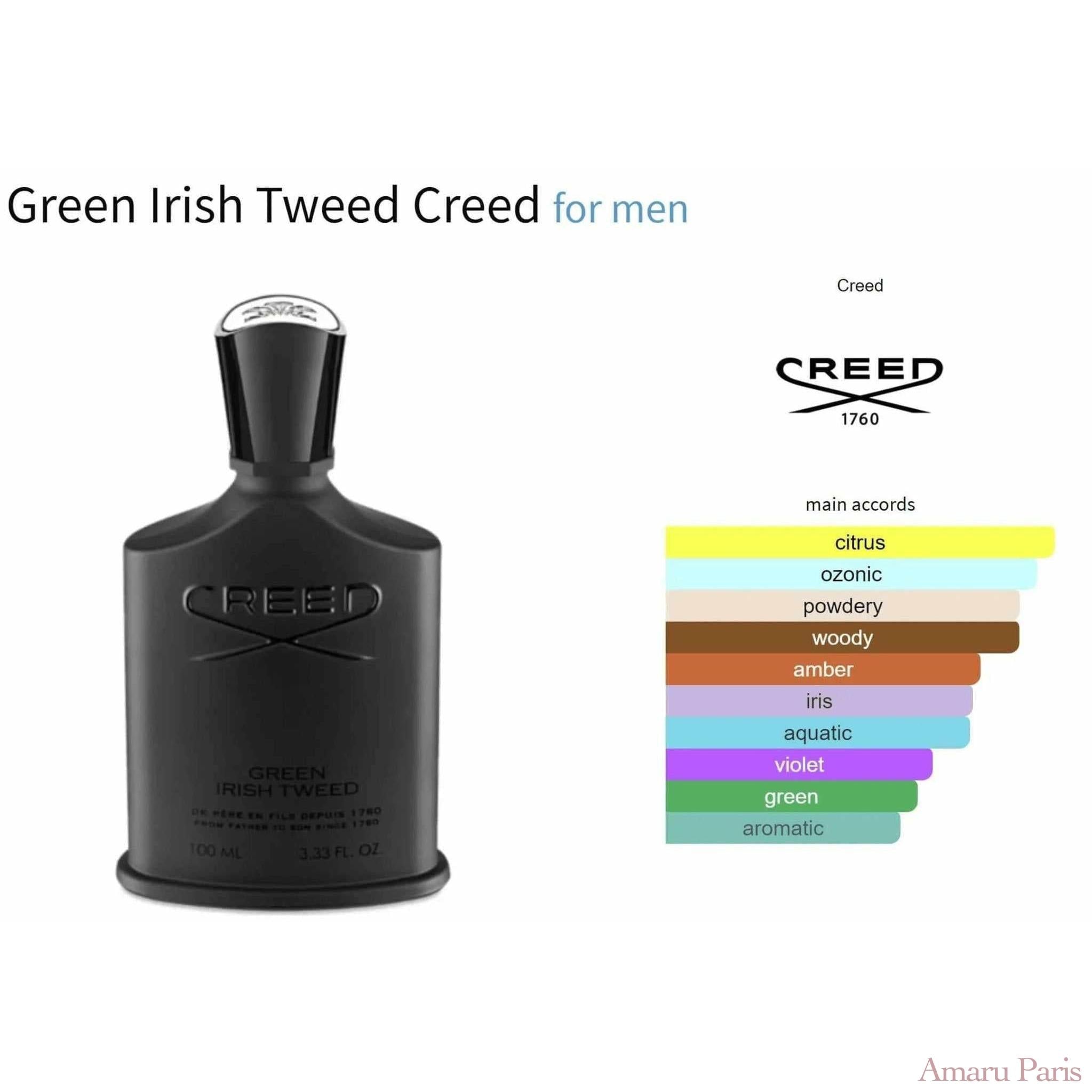 Green Irish Tweed Creed for men Decant Fragrance Samples - ParfumAmaruParis