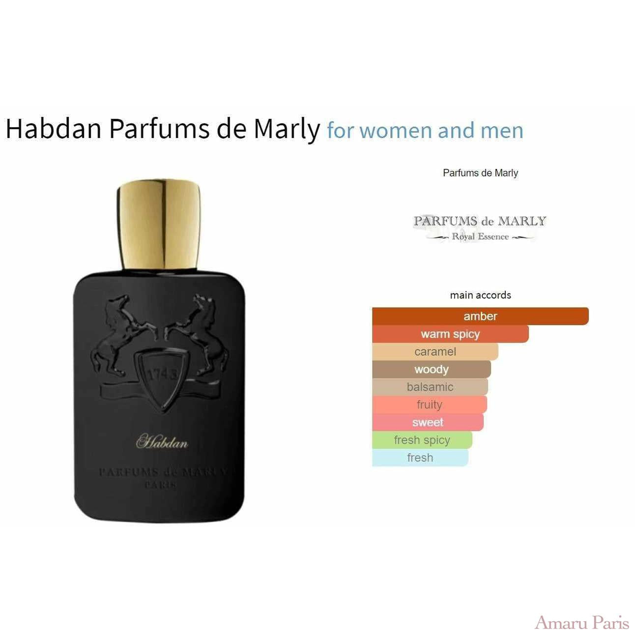 Habdan Parfums de Marly for women and men Decant Fragrance Samples - ParfumAmaruParis