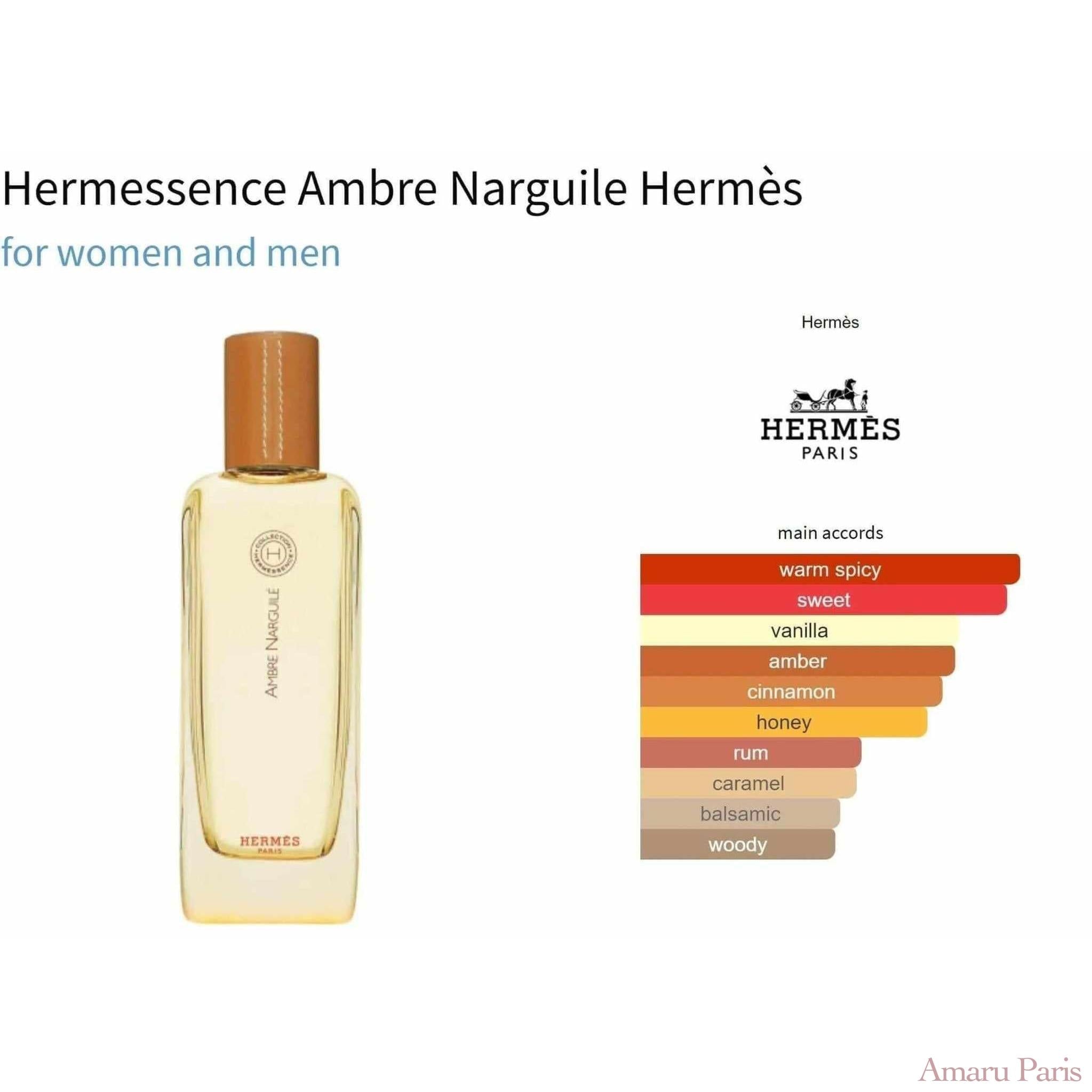 Hermessence Ambre Narguile Hermès for women and men Decant Fragrance Samples - ParfumAmaruParis