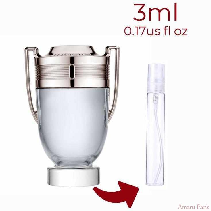 Invictus Paco Rabanne for men Decant Fragrance Samples - AmaruParis