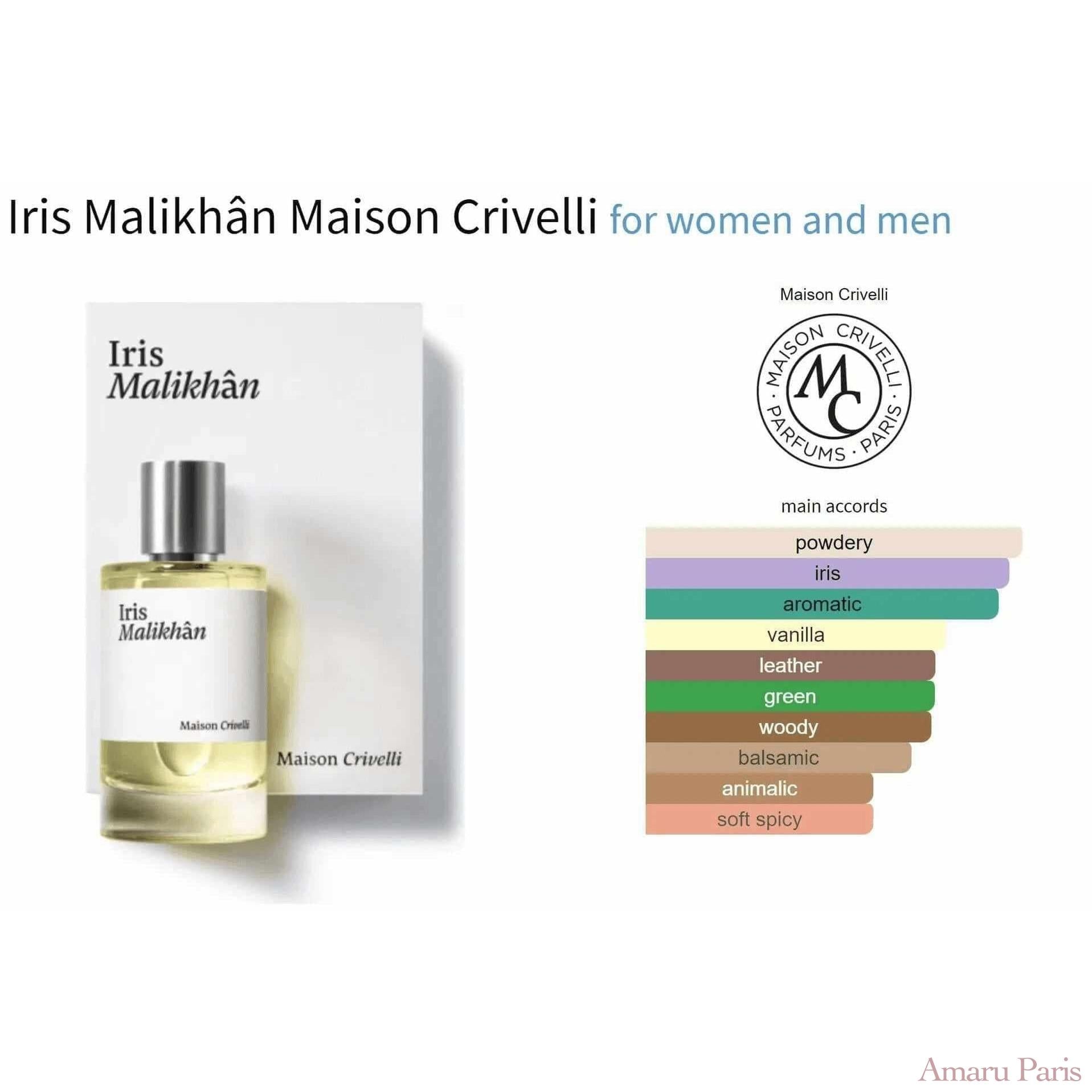 Iris Malikhân Maison Crivelli for women and men Decant Fragrance Samples - ParfumAmaruParis