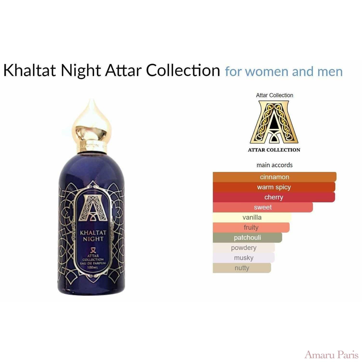 Khaltat Night Attar Collection for women and men - ParfumAmaruParis