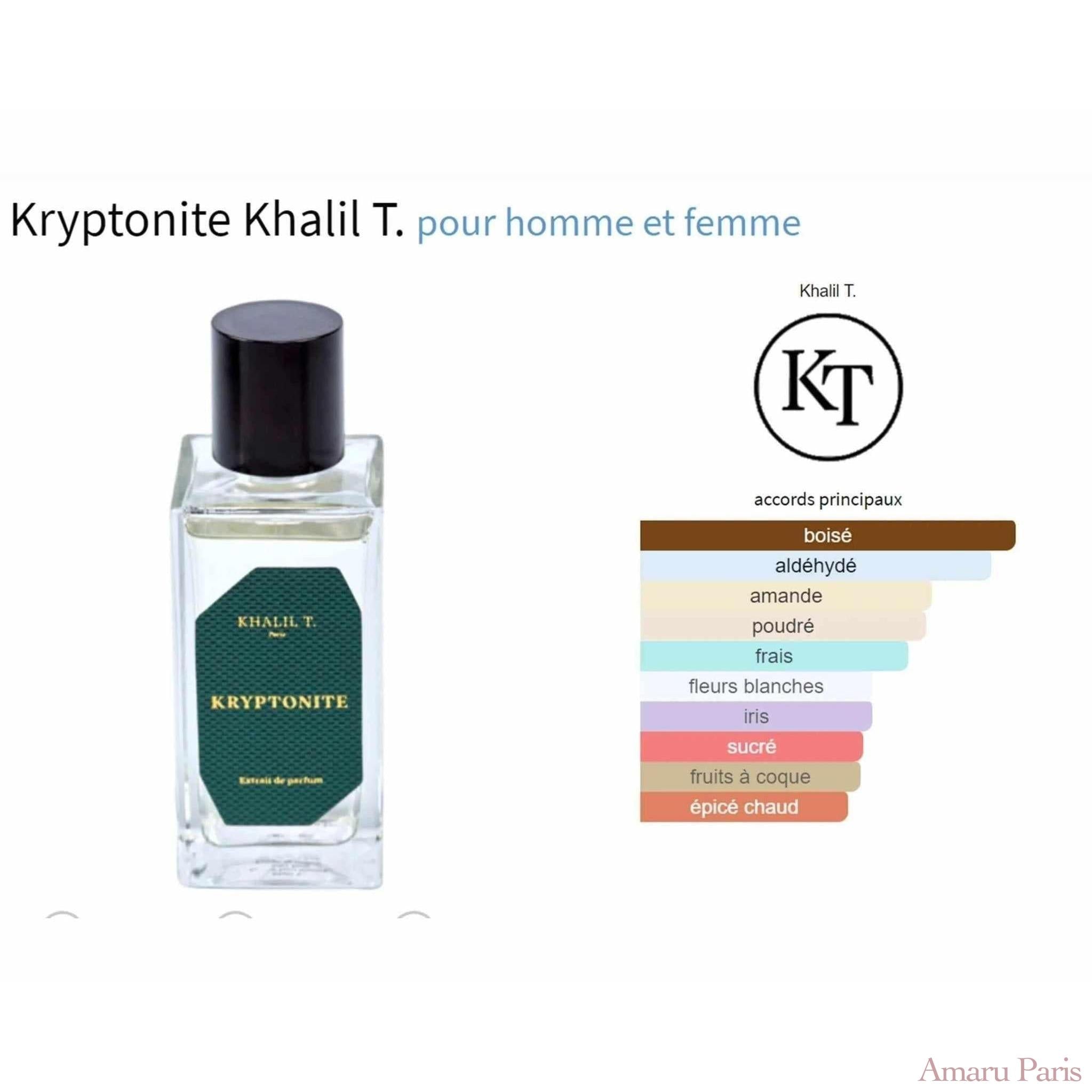 Kryptonite Khalil T. for women and men Decant Fragrance Samples - ParfumAmaruParis
