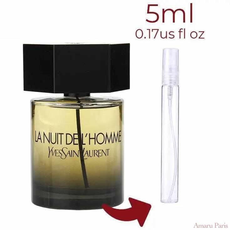La Nuit de l'Homme Yves Saint Laurent for men Decant Fragrance Samples - ParfumAmaruParis