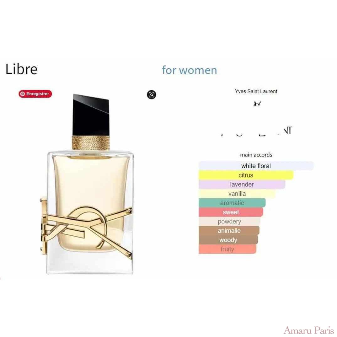 Libre Eau de Toilette Yves Saint Laurent for women Decant Fragrance Samples - ParfumAmaruParis