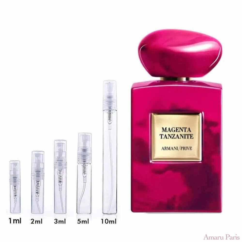 Magenta Tanzanite Giorgio Armani for women and men Decant Fragrance Samples - ParfumAmaruParis