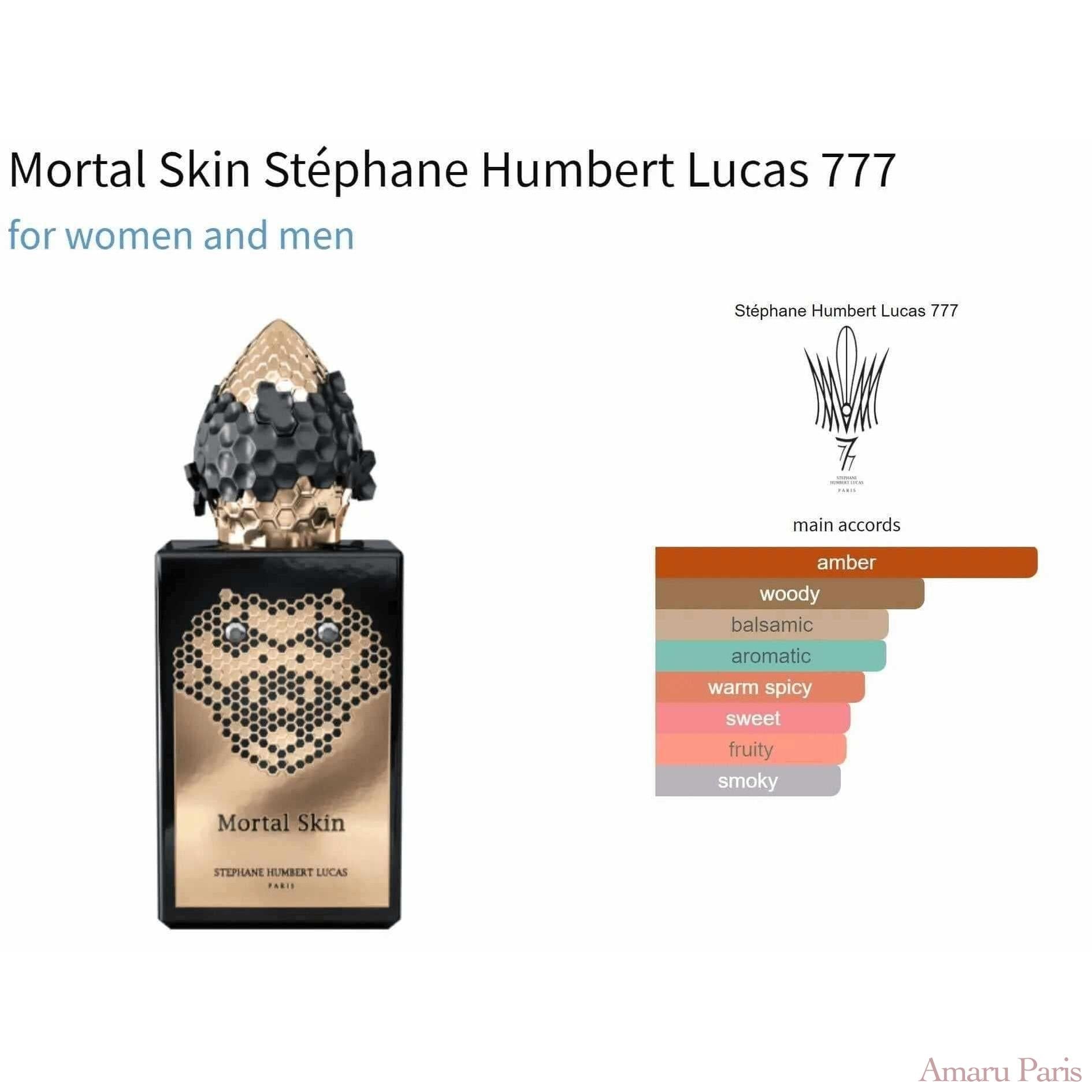 Mortal Skin Stéphane Humbert Lucas 777 for women and men Decant Fragrance Samples - ParfumAmaruParis