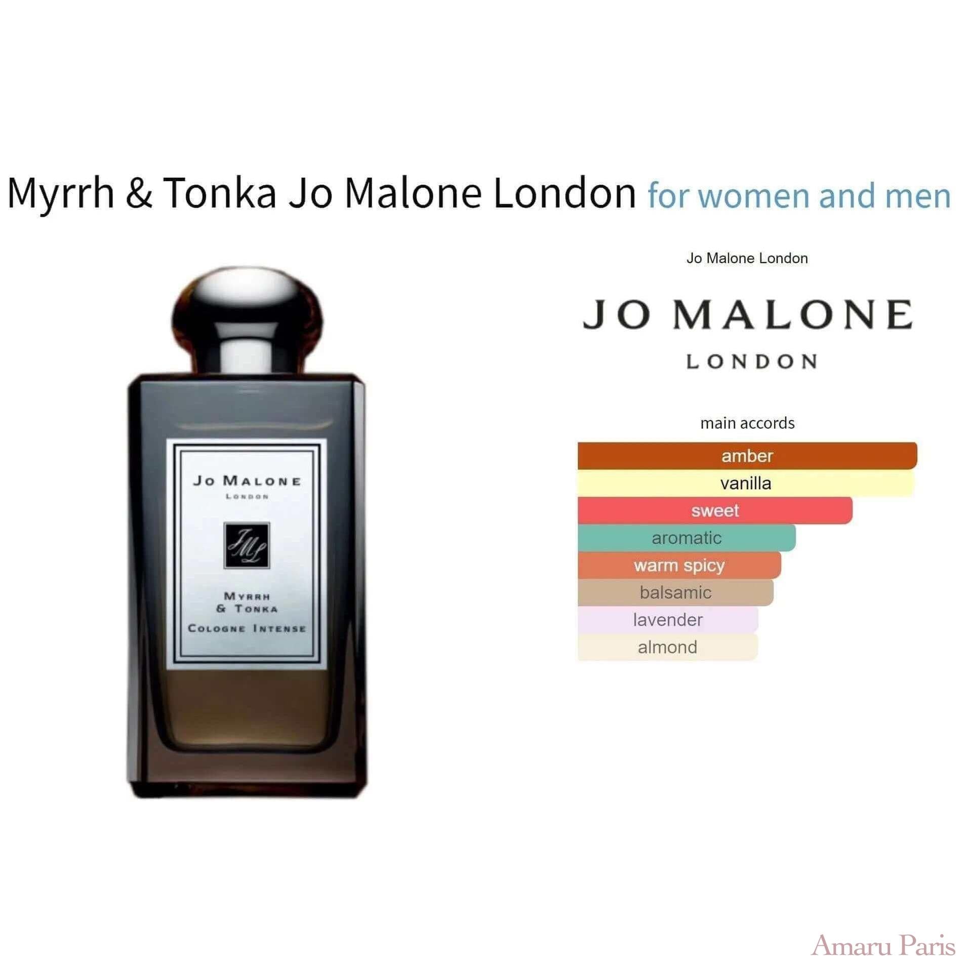 Myrrh & Tonka Jo Malone London for women and men Decant Fragrance Samples - ParfumAmaruParis