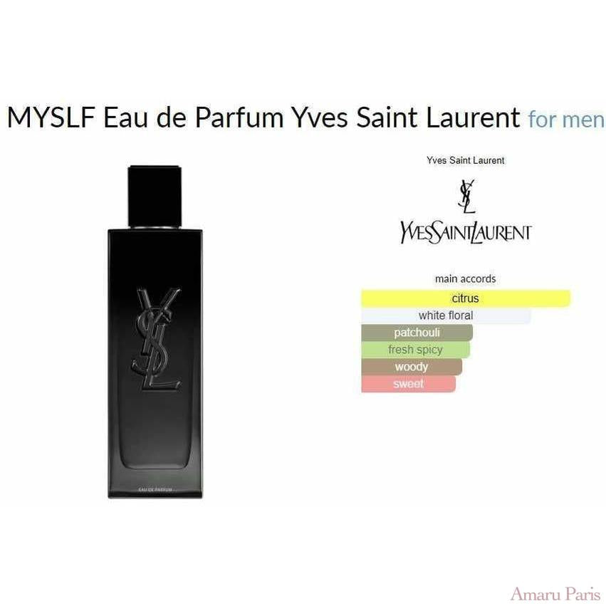 MYSLF Eau de Parfum Yves Saint Laurent for men - ParfumAmaruParis