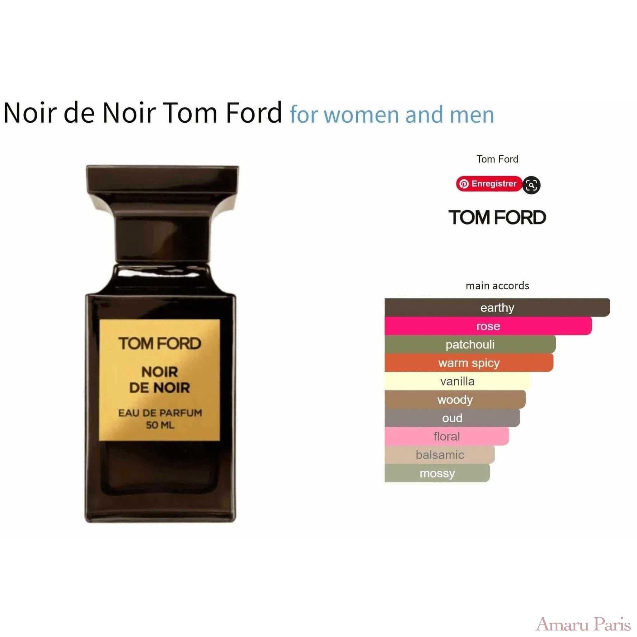 Noir de Noir Tom Ford for women and men Decant Fragrance Samples - ParfumAmaruParis