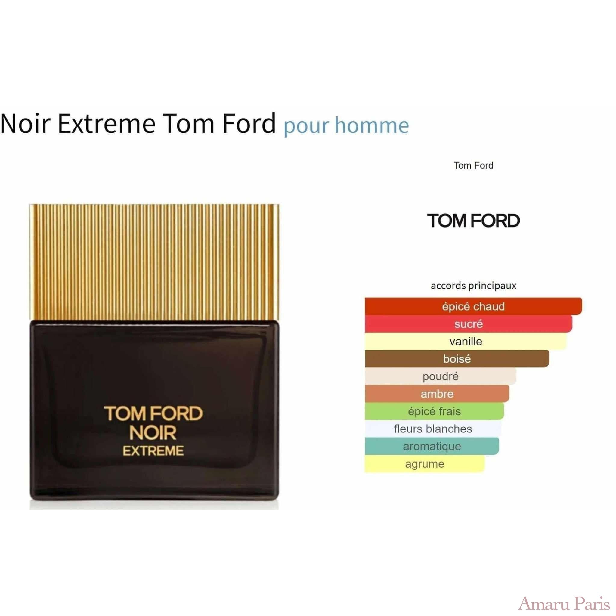 Noir Extreme Tom Ford for men Decant Fragrance Samples - ParfumAmaruParis