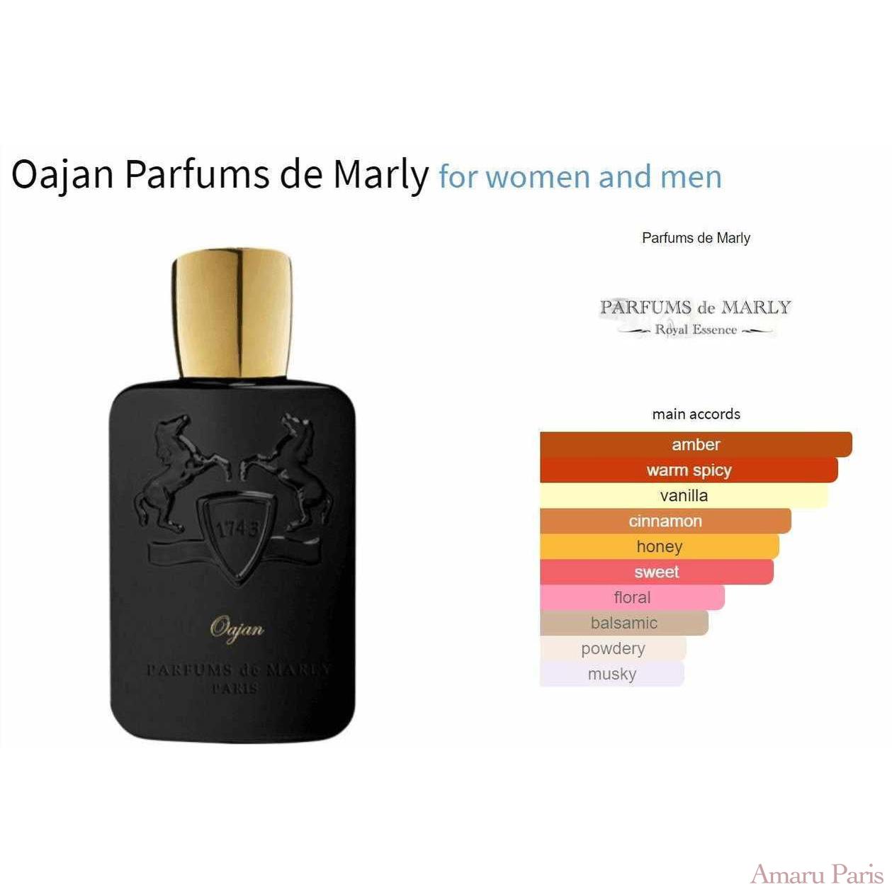 Oajan Parfums de Marly for women and men Decant Fragrance Samples - ParfumAmaruParis