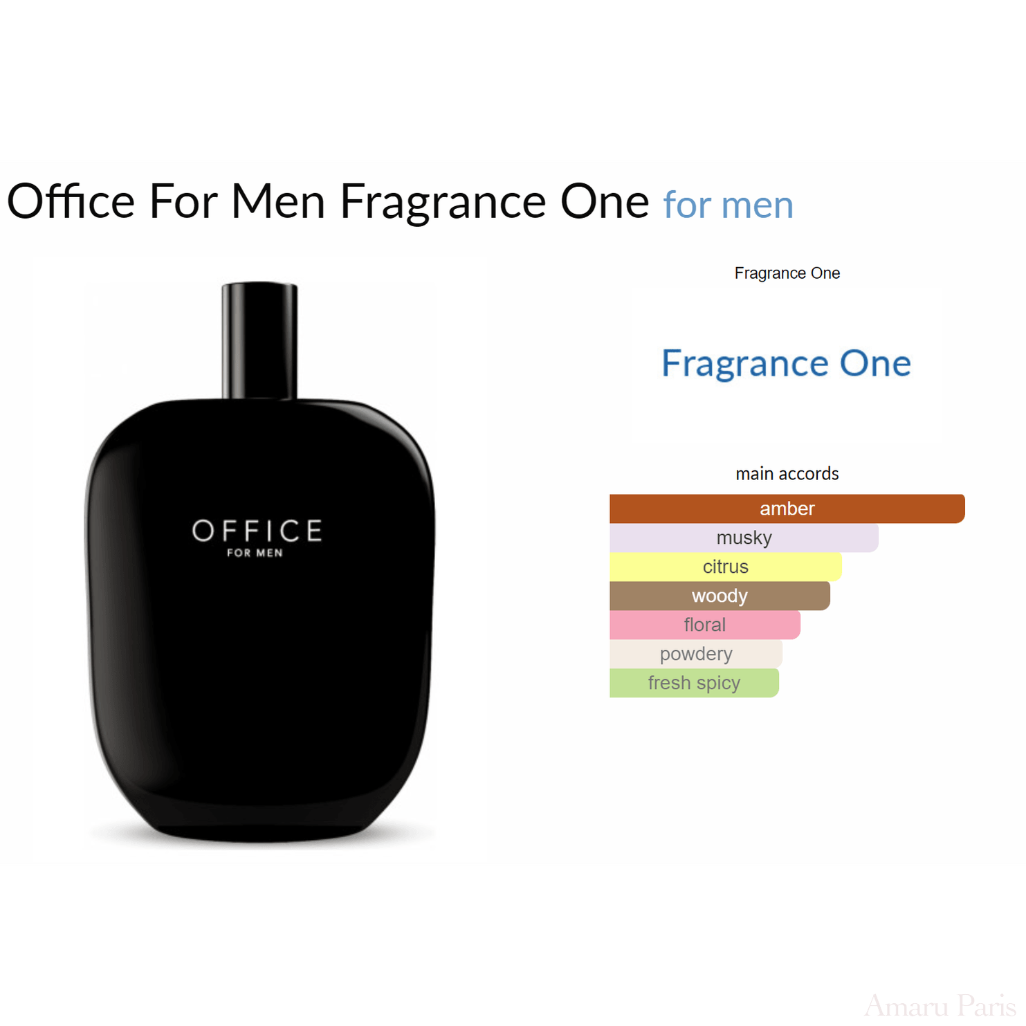 Office For Men Fragrance One for men - AmaruParis