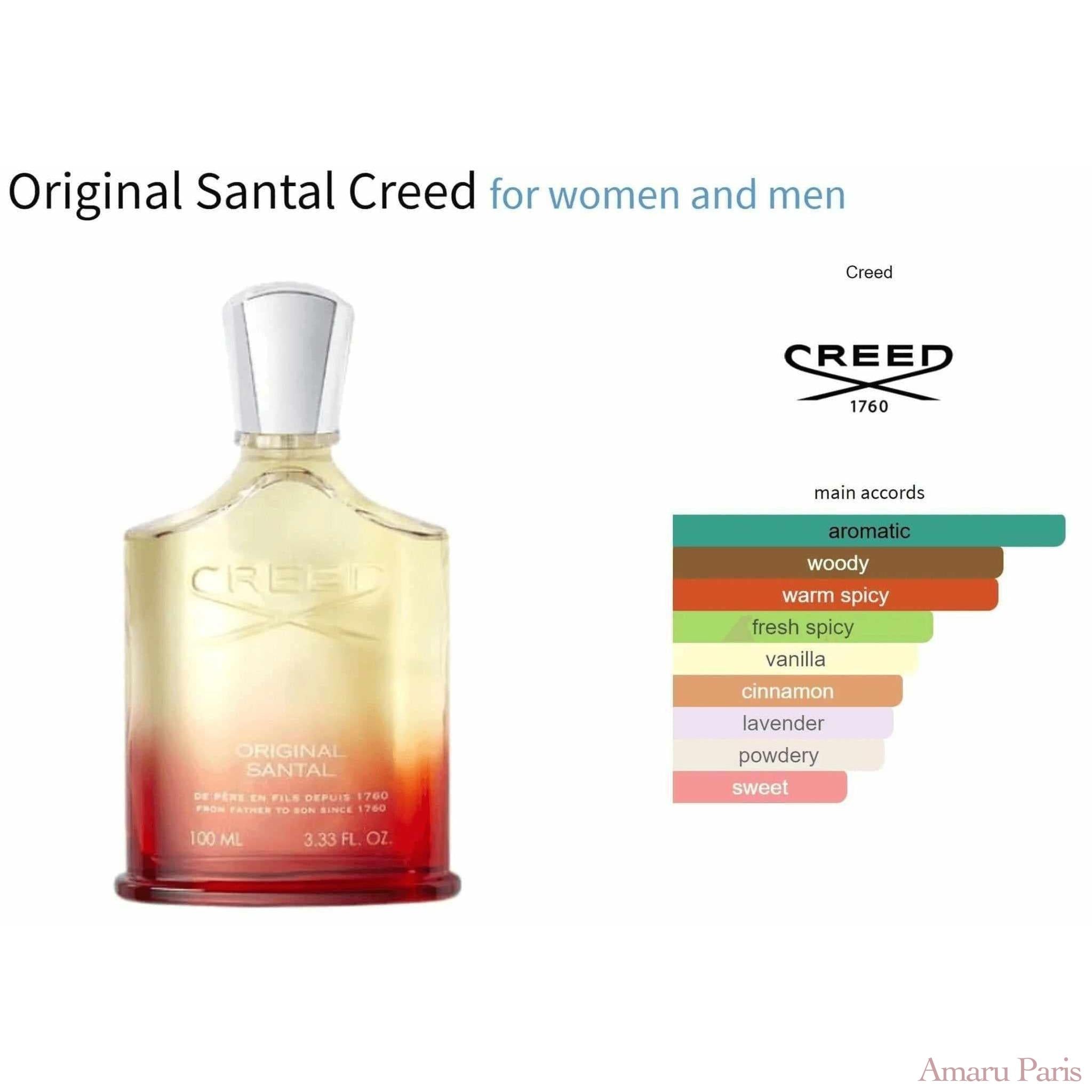 Original Santal Creed for women and men Decant Fragrance Samples - AmaruParis