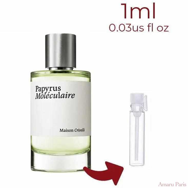Papyrus Moleculaire Maison Crivelli for women and men Decant Fragrance Samples - ParfumAmaruParis