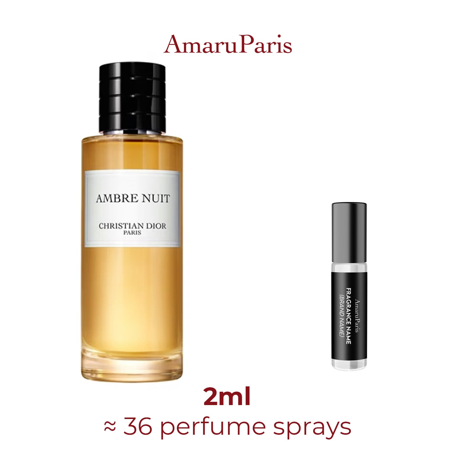 Parfum Ambre Nuit Dior unisexe - ParfumAmaruParis