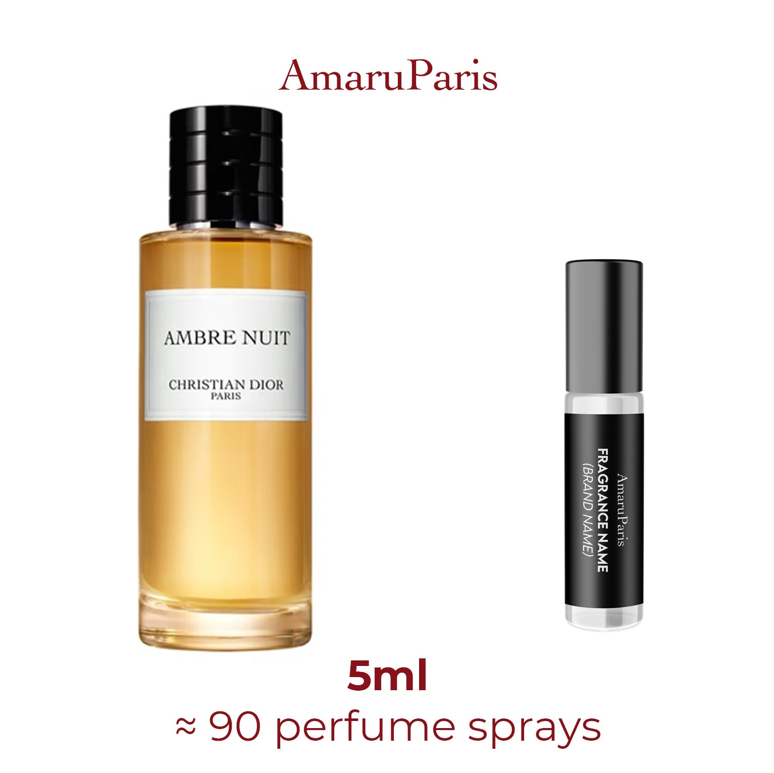 Parfum Ambre Nuit Dior unisexe - ParfumAmaruParis