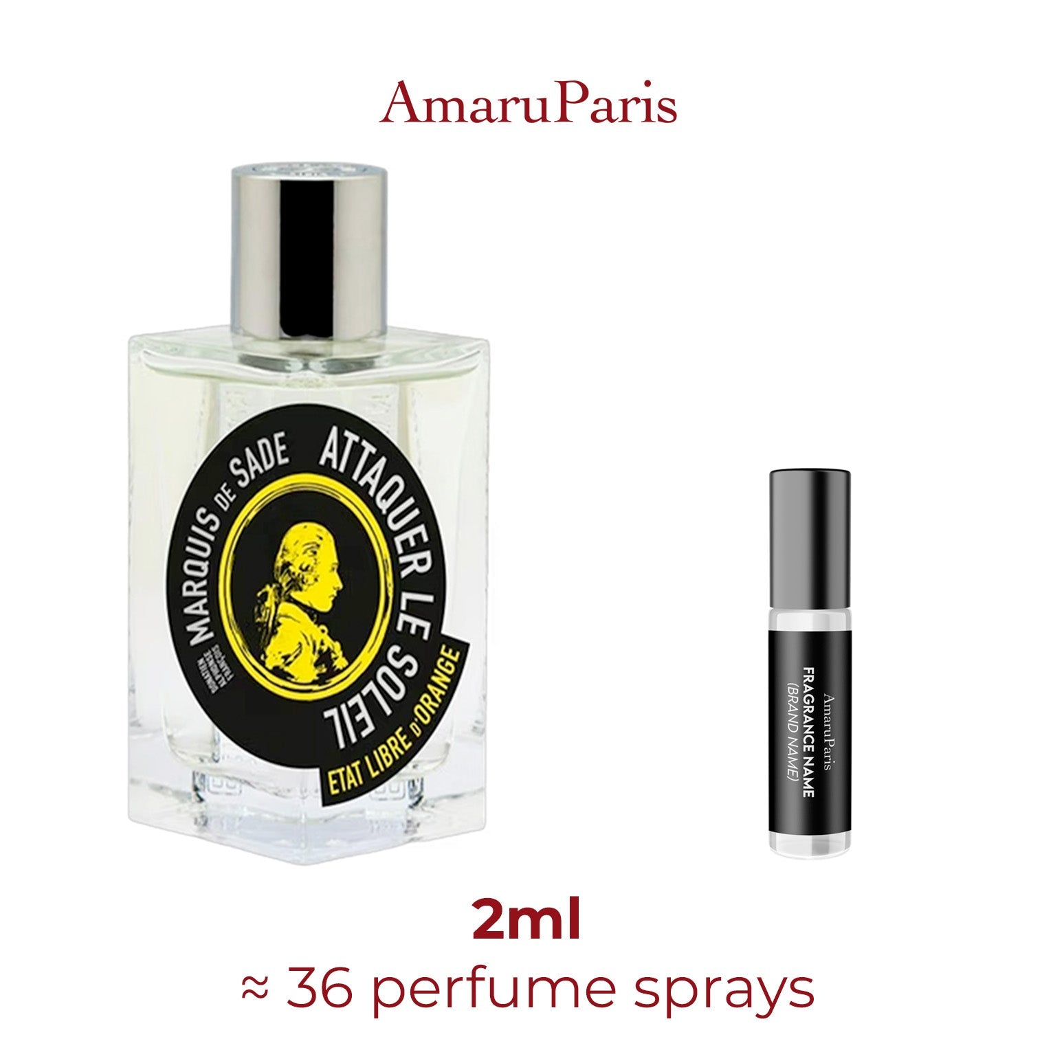 Parfum Attaquer le Soleil Marquis de Sade Etat Libre d'Orange unisexe - ParfumAmaruParis