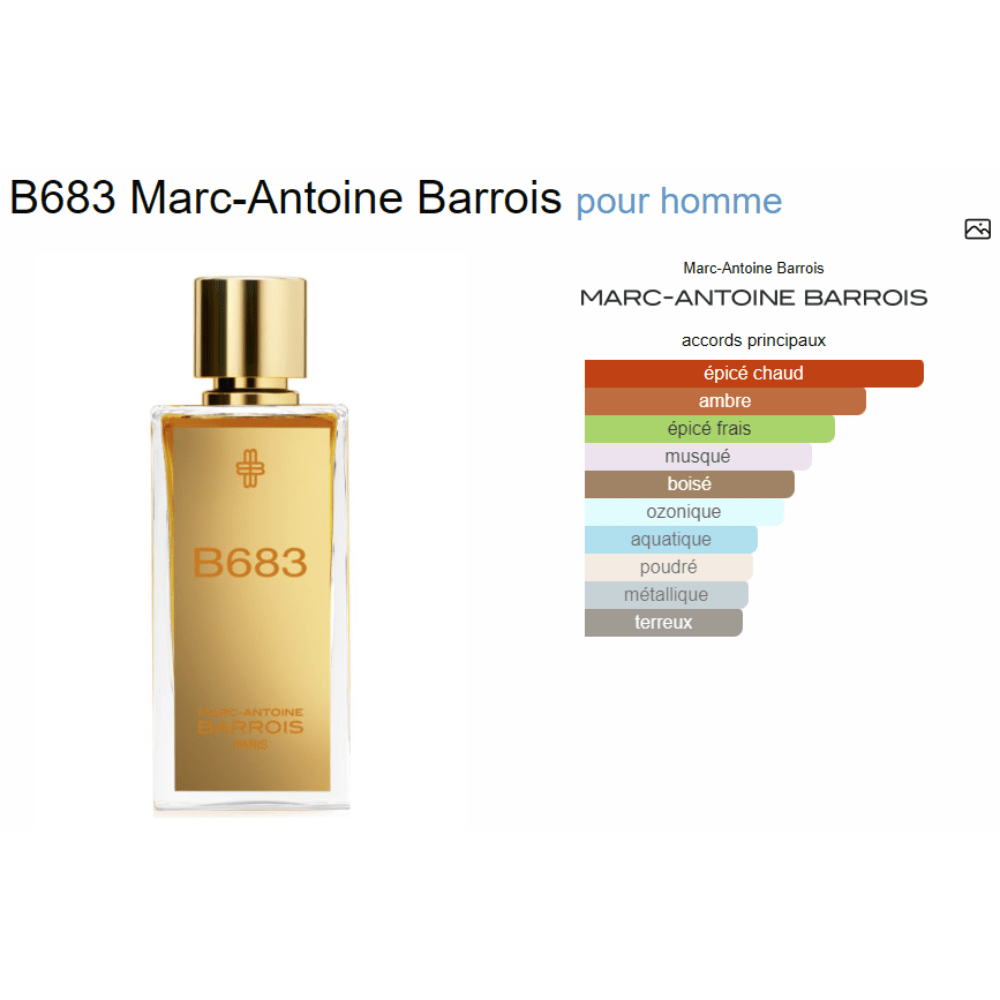 Parfum B683 Marc - Antoine Barrois pour homme - ParfumAmaruParis