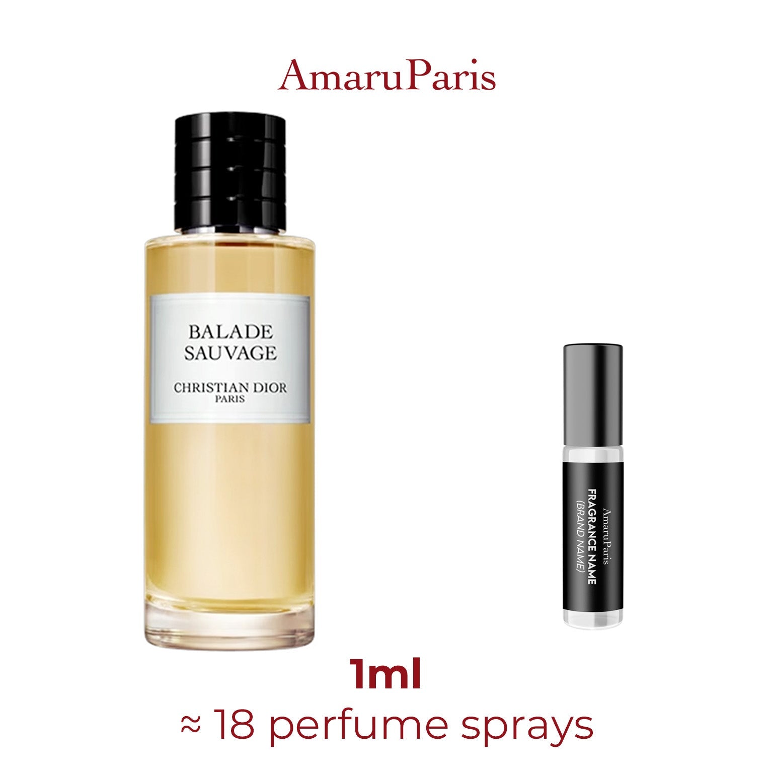 Parfum Balade Sauvage Dior unisexe - ParfumAmaruParis
