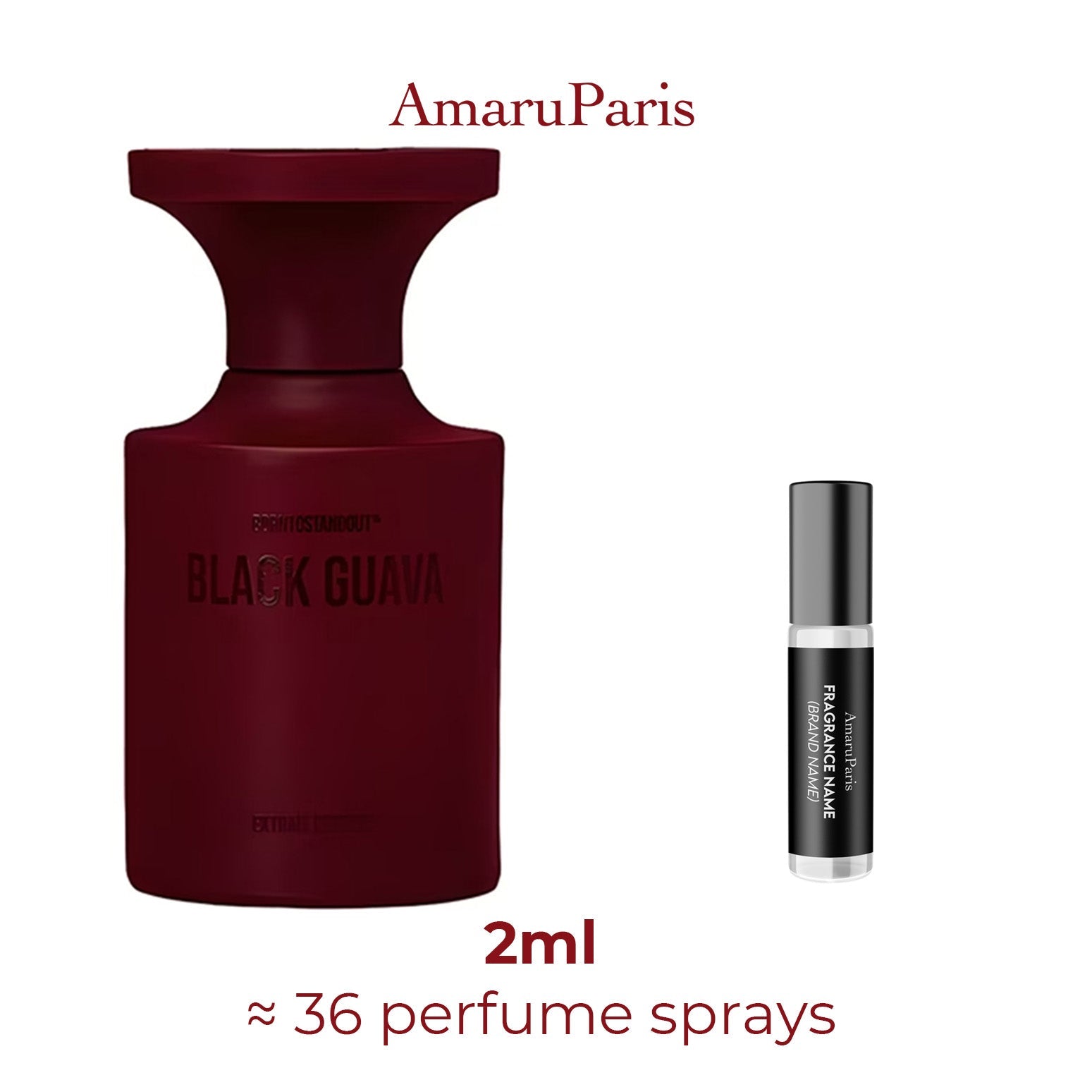 Parfum Black Guava BORNTOSTANDOUT® unisexe - ParfumAmaruParis