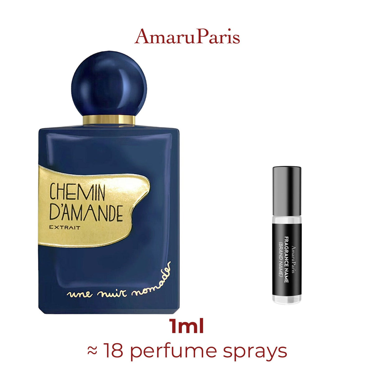 Parfum Chemin d'Amande Extrait Une Nuit Nomade unisexe - ParfumAmaruParis