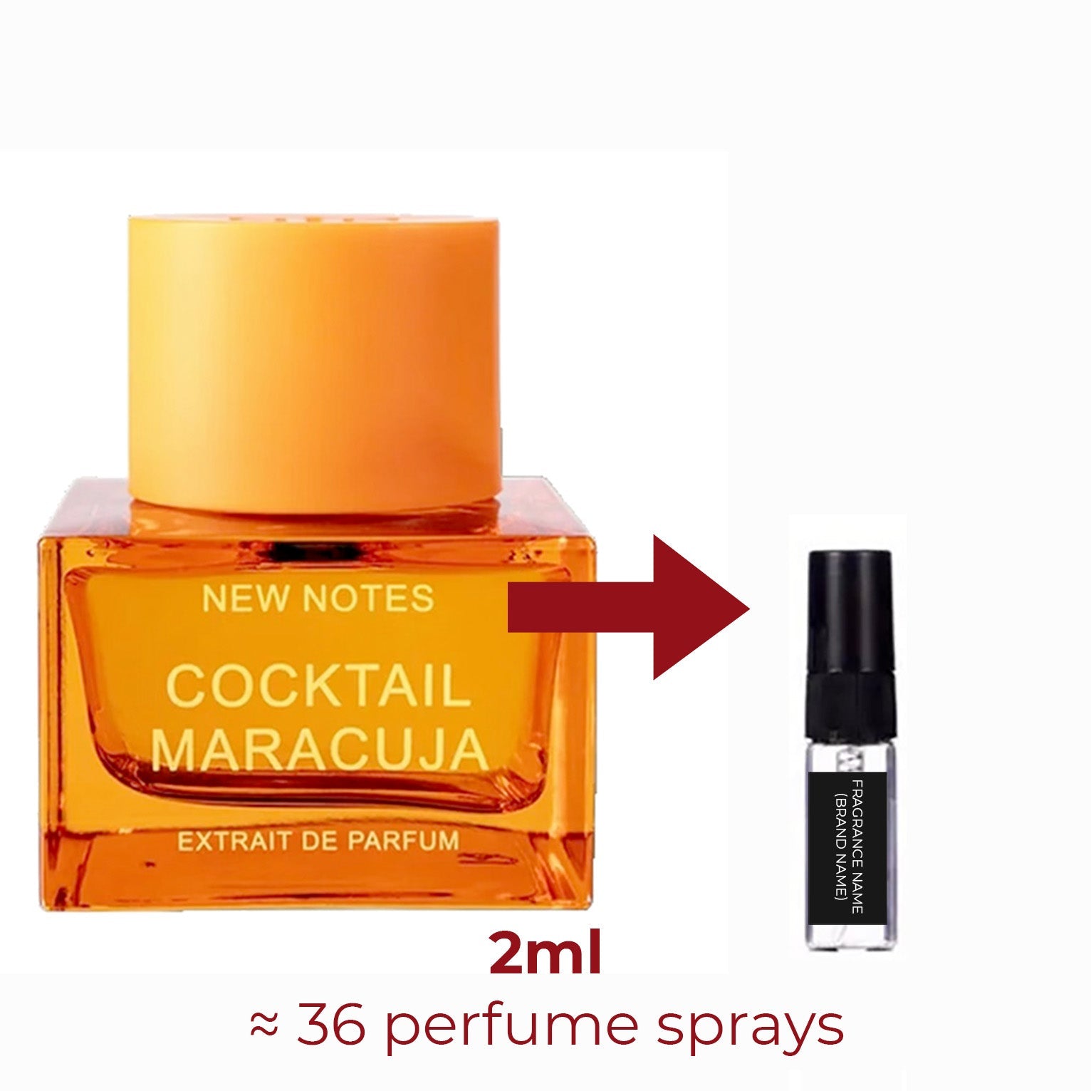 Parfum Cocktail Maracuja New Notes unisexe - ParfumAmaruParis