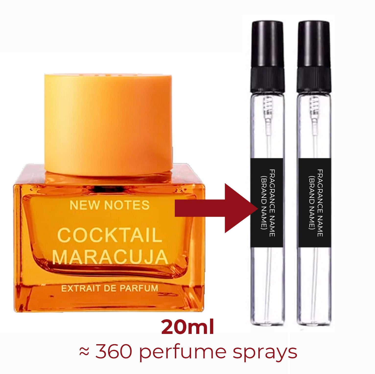 Parfum Cocktail Maracuja New Notes unisexe - ParfumAmaruParis