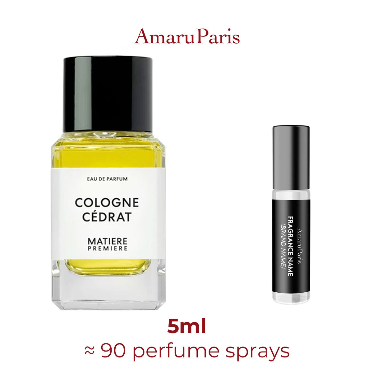 Parfum Cologne Cédrat Matière Première unisexe - ParfumAmaruParis