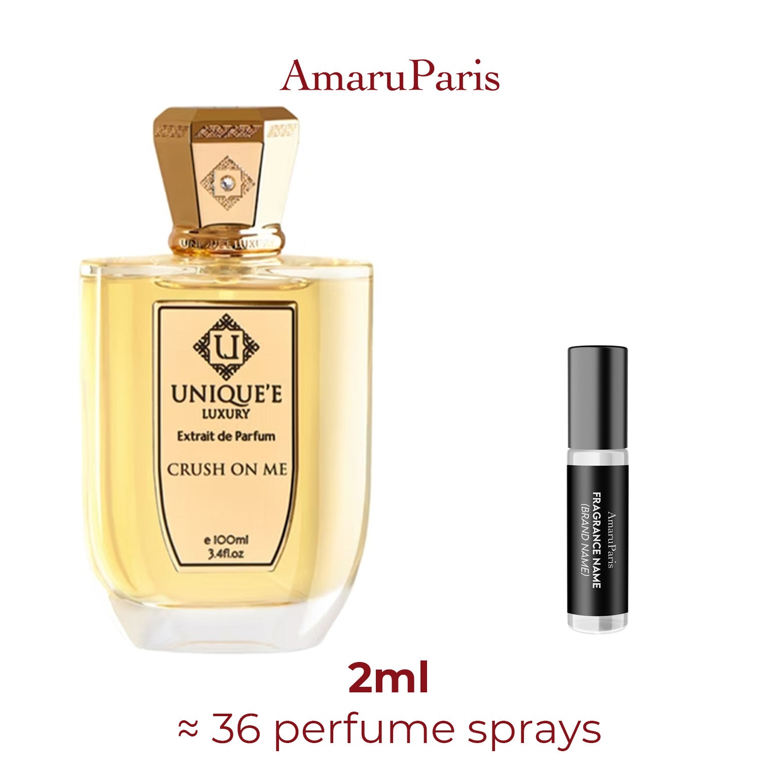 Parfum Crush On Me Unique'e Luxury unisexe - ParfumAmaruParis