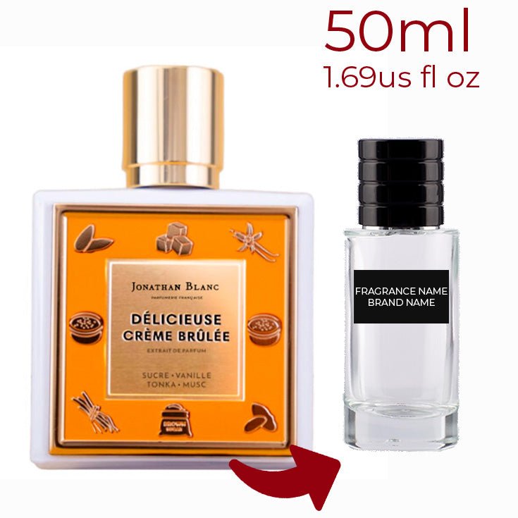 Parfum Délicieuse Crème Brulée Jonathan Blanc unisexe - ParfumAmaruParis