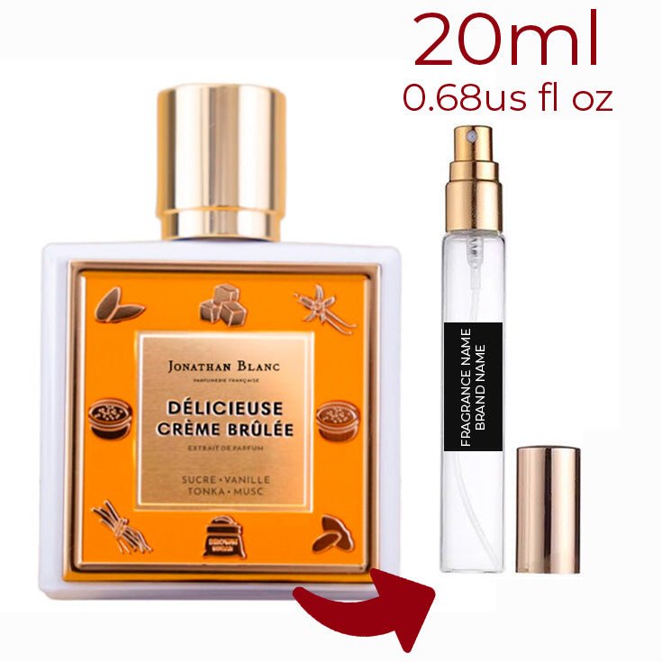Parfum Délicieuse Crème Brulée Jonathan Blanc unisexe - ParfumAmaruParis