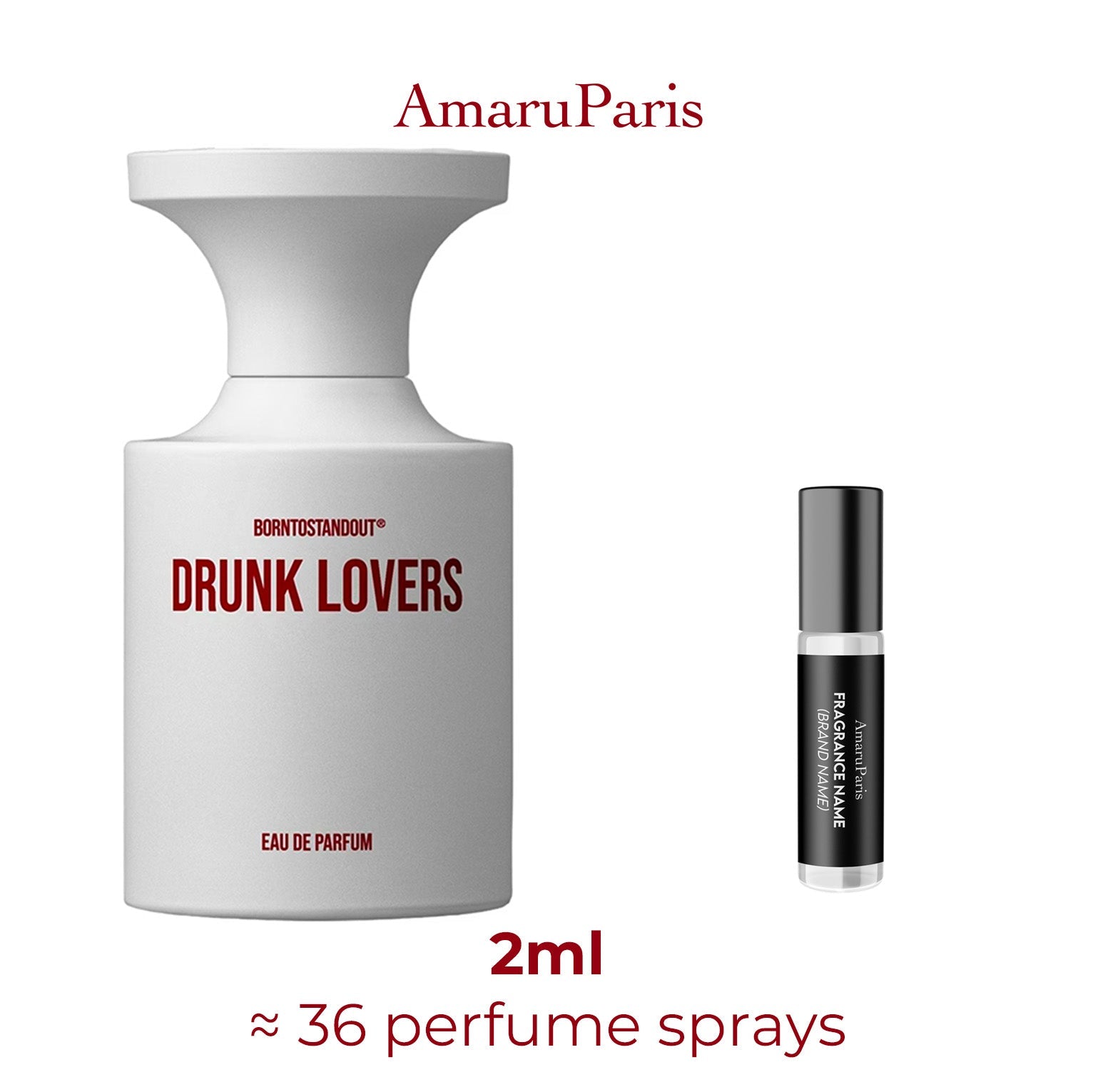 Parfum Drunk Lovers BORNTOSTANDOUT unisexe - ParfumAmaruParis